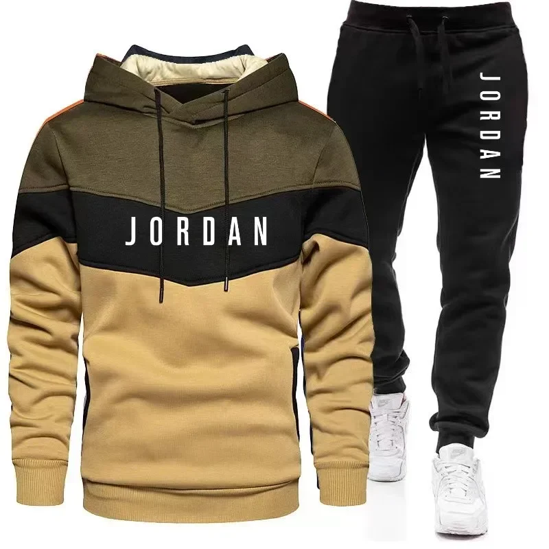 Quality Winter Clothing - Мужской осенне-зимний спортивный костюм с графическим