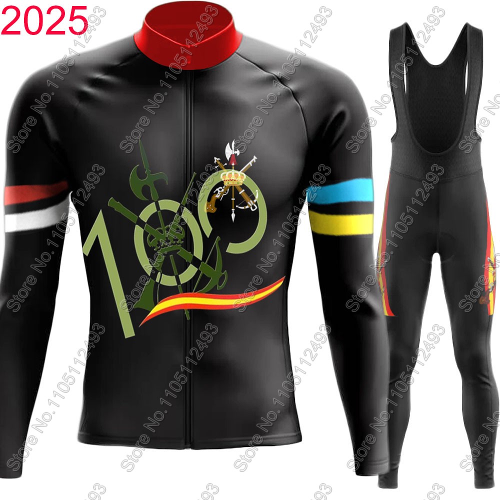 Winter Clothing In Spanish - Испанский легион 2026, комплект велосипедного трикотажа