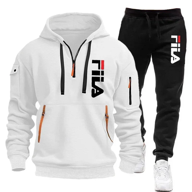 Winter Clothing Men - Новый мужской спортивный костюм-двойка (куртка с