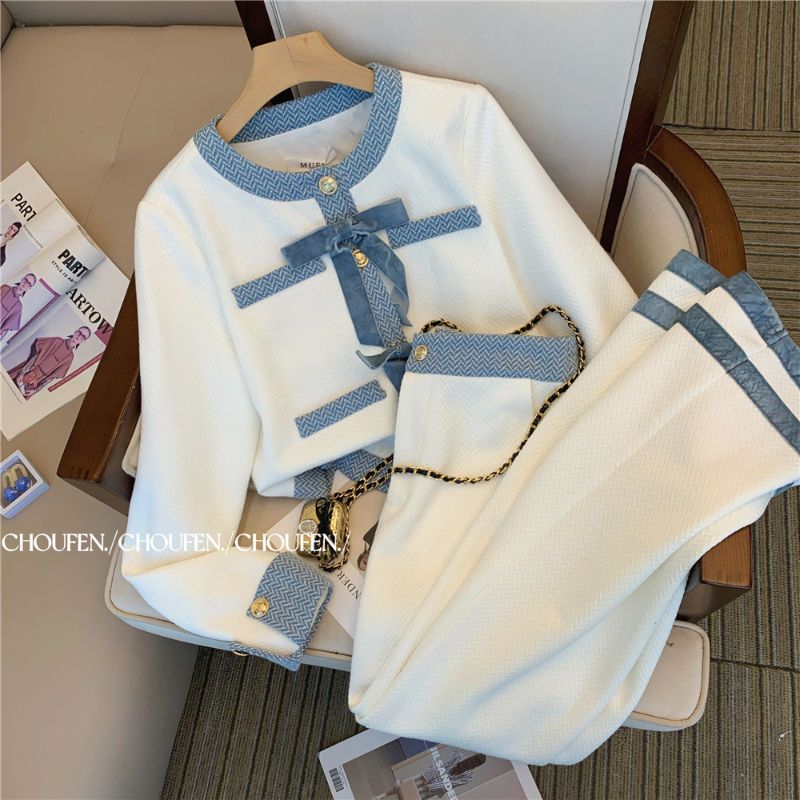 Jack Winter Clothing - Женский винтажный жаккардовый костюм, элегантный жакет,
