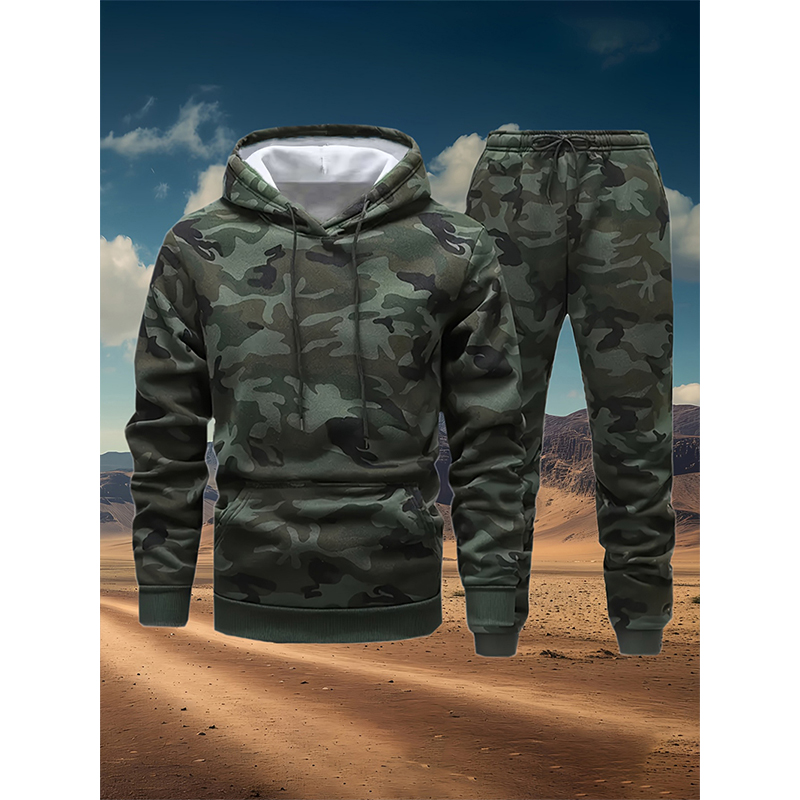 Winter Clothing Men - Осенние камуфляжные комплекты с 3D-принтом: худи